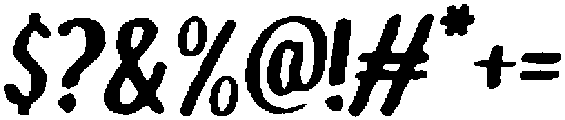 Brushpen Pencil Italic otf (400) Font OTHER CHARS