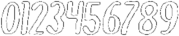 Brushpen Pencil Outline Italic otf (400) Font OTHER CHARS