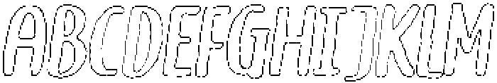 Brushpen Pencil Outline Italic otf (400) FONT