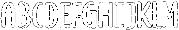 Brushpen Pencil Outline otf (400) Font