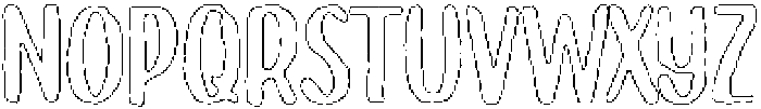 Brushpen Pencil Outline otf (400) Font UPPERCASE