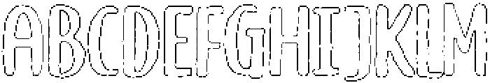 Brushpen Pencil Outline otf (400) FONT