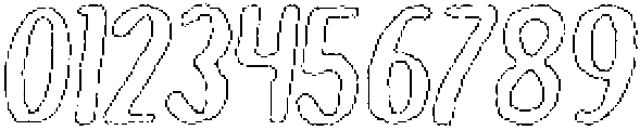 Brushpen Wax Outline Italic otf (400) Font OTHER CHARS