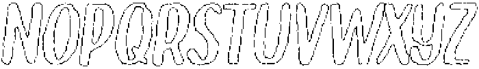 Brushpen Wax Outline Italic otf (400) Font UPPERCASE