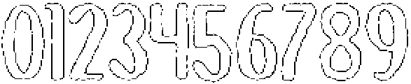 Brushpen Wax Outline otf (400) Font OTHER CHARS
