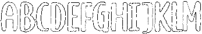 Brushpen Wax Outline otf (400) Font