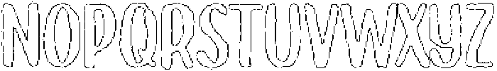 Brushpen Wax Outline otf (400) Font UPPERCASE
