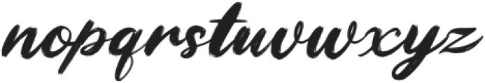 Brushtion otf (400) Font LOWERCASE