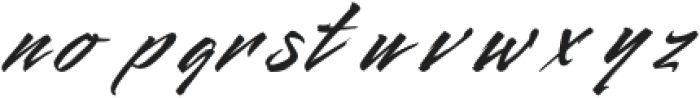 Brushy Italic otf (400) Font LOWERCASE