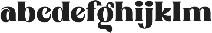 Brusnica Regular otf (400) Font LOWERCASE