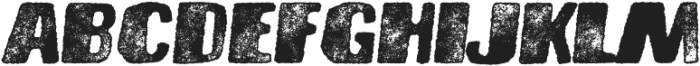 Brusnika Rough Pressed Italic otf (400) Font UPPERCASE