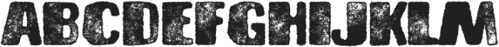 Brusnika Rough Pressed otf (400) Font UPPERCASE