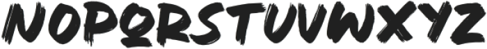 BrustMarks-Regular otf (400) Font LOWERCASE