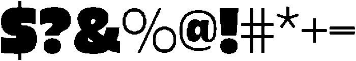 Brut Regular otf (400) Font OTHER CHARS