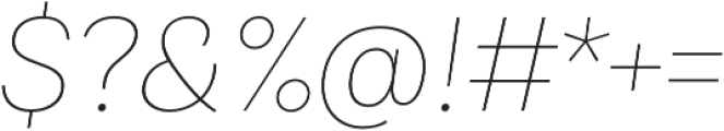 Bruta Pro Regular Thin Italic otf (100) Font OTHER CHARS