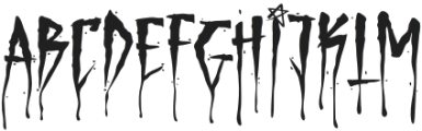 Brutal Brushstrokes Six otf (400) Font UPPERCASE