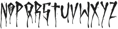 Brutal Brushstrokes Six otf (400) Font UPPERCASE