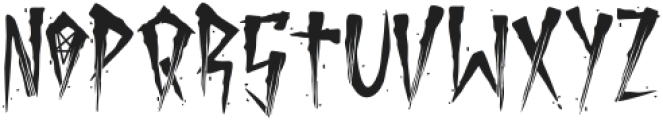 Brutal Brushstrokes Three otf (400) Font UPPERCASE