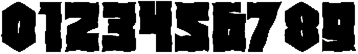 Brutalist Block otf (400) Font OTHER CHARS