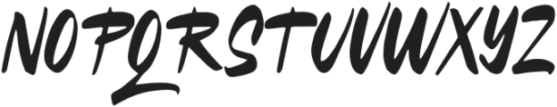 Brutaly Regular otf (400) Font UPPERCASE