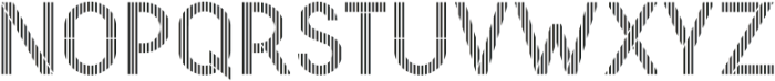 Brutto Stripes ttf (400) Font UPPERCASE