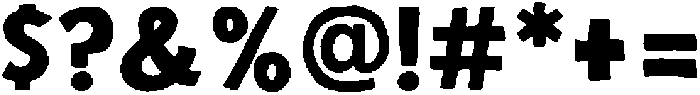 Brutton otf (400) Font OTHER CHARS