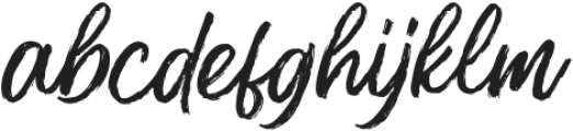 Bryshty-Regular otf (400) Font LOWERCASE
