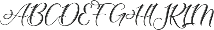 Bryttani Regular ttf (400) Font UPPERCASE