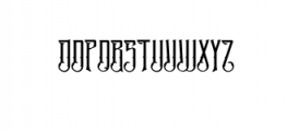 Bracker Font UPPERCASE