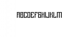 Bracker Font LOWERCASE