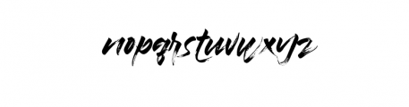 Braga.ttf Font LOWERCASE