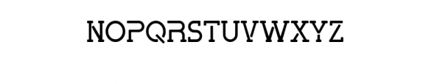 Break.otf Font UPPERCASE