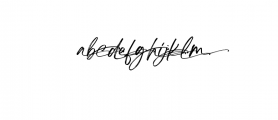 Breathing Swash.ttf Font LOWERCASE