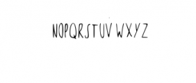Breezy Handsketched Font Font UPPERCASE