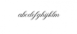 Brigland script Font LOWERCASE