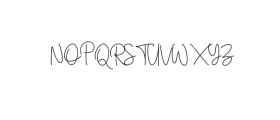 Broetown Signature.otf Font UPPERCASE