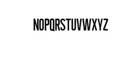 Bronx-outline.ttf Font UPPERCASE