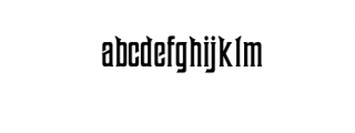 Brown.otf Font LOWERCASE