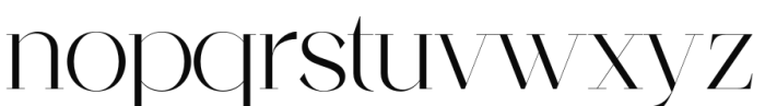 Braston Regular Font LOWERCASE