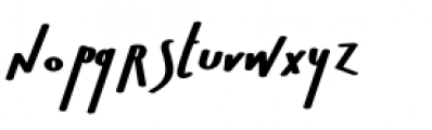 Bratislove Calligraphic Font LOWERCASE