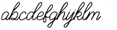 Brayden Regular Font LOWERCASE