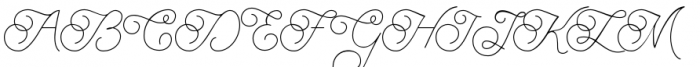Brayden Thin Font UPPERCASE