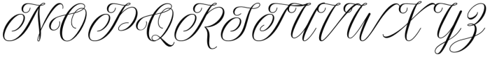 Brithney Script Regular Font UPPERCASE