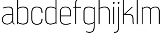 Broadside Extra Light Condensed Font LOWERCASE