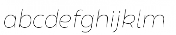 Brocha Hair Italic Font LOWERCASE