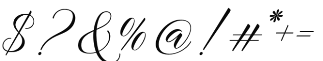 Brunella Script Style Font OTHER CHARS