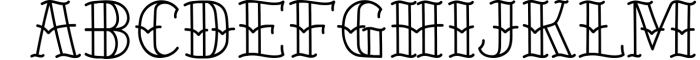 BRADWICK - Sailor Tattoo Font Font LOWERCASE