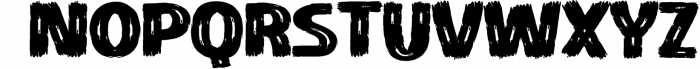 BRUSHA Font LOWERCASE