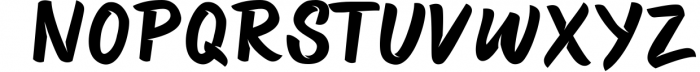 BRUSHILL - Handbrush Font 1 Font UPPERCASE
