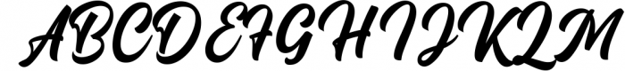 Bradley Typeface Font UPPERCASE